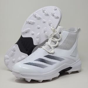 adidas ADIZERO Chaos To Turf Football Cleats Lineman White IH0566 Size 12 New